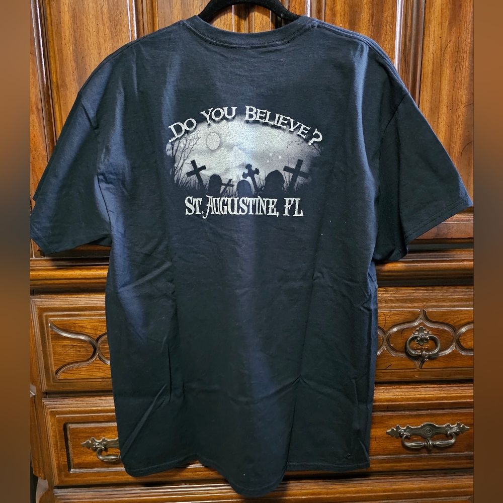Ghost Hunter Tour T-Shirt Do You Believe? St.  Augustine FL Souvenir Size XL